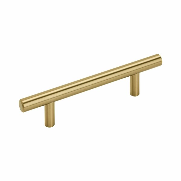 Amerock Bar Pulls 3-3/4 in 96 mm Center-to-Center Champagne Bronze Cabinet Pull BP40516CZ